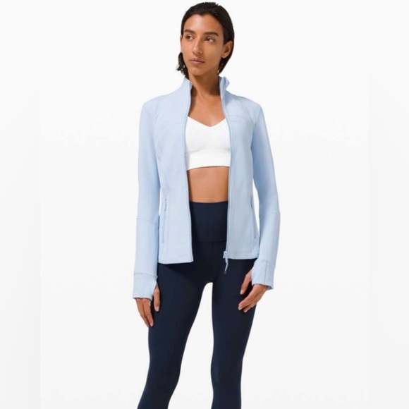 Lululemon Define Jacket - Powder Blue - Size Large/10 - Picture 4 of 9